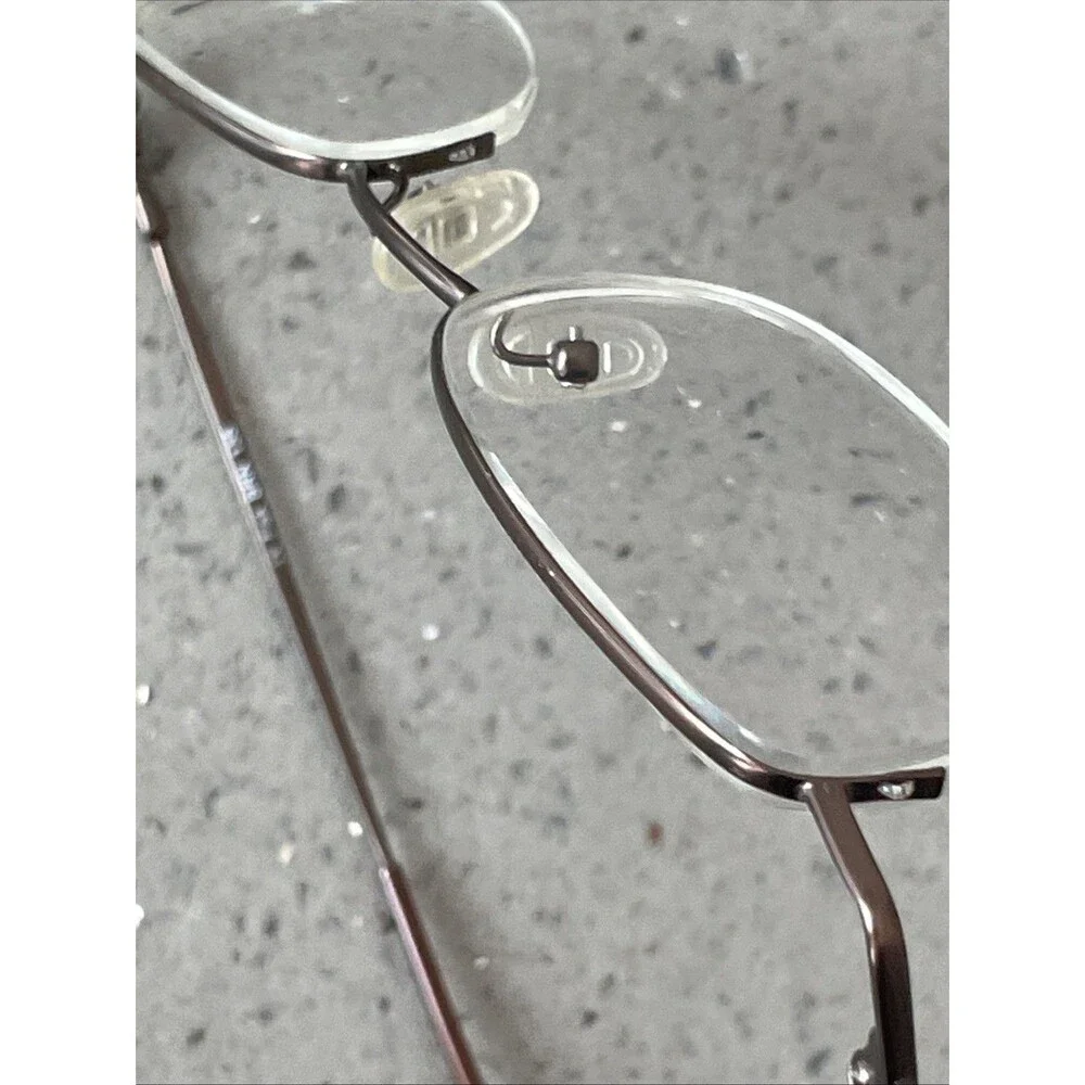 Noveau Eyewear Fisk BRN Brown 49-20-135 half rim eyeglasses Frames ONLY